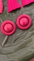 Brinco Botão Rosa