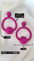 Brinco Ilha Bela Fushia - comprar online