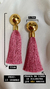 Brinco Bahia Dourado Rosa Antigo 2 em 1 - comprar online