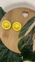 Brinco Botão Amarelo