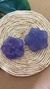 Brinco Flora Roxo Transparente - comprar online