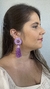 Brinco Maresias Lilas - Tatiana Vaz Acessórios