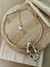 Colar 2 em 1 Leandra Dourado Couro Marrom