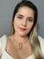 Colar 2 em 1 Leandra Dourado Couro Marrom - comprar online