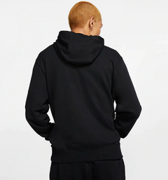 Moletom Nike Club Ziper Black - DNK STORE