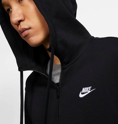 Moletom Nike Club Ziper Black - loja online