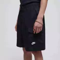 Bermuda Cargo Woven Black