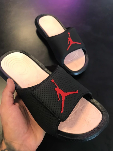 Chinelo Jordan Dydro 6 Black/Red - comprar online