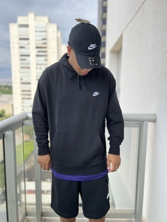 Moletom Nike Club Canguru Black - comprar online