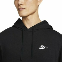 Moletom Nike Club Canguru Black - DNK STORE