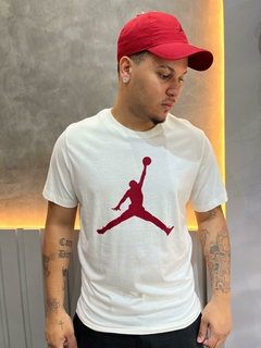 Camisa Big Jordan White Red