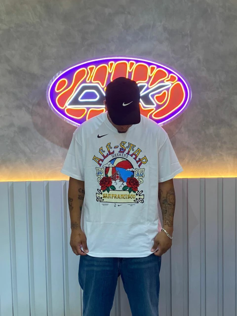 Camisa Nike NBA Asw White - comprar online