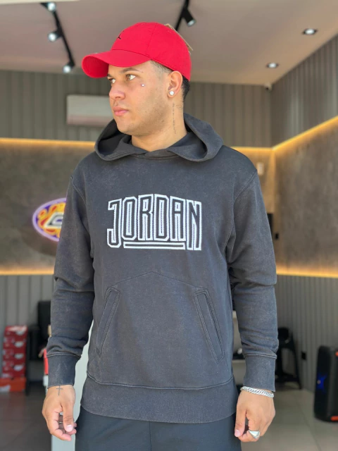 Moletom Jordan Letreiro Black - comprar online
