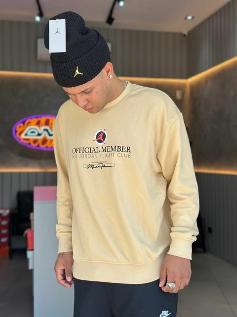 Moletom Air Jordan Official Member Cream - comprar online