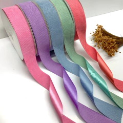 Fita Veludo cotelê c/ cetim 38mm - 1 metro - comprar online