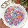 Paetê flores "floco de neve" Candy colors - 10g