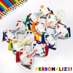 Kit Laceira de Sucesso | Laço Escolar com NOME personalizado | monta 6 peças