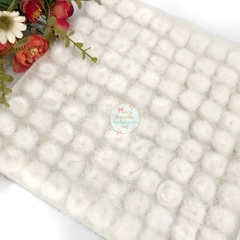 Pompom achatadinho de pelúcia 3cm - 2 unidades - loja online