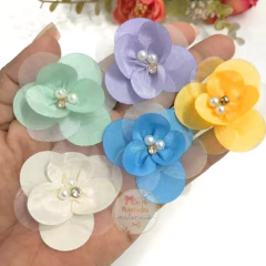 Flor orquídea Candy Colors 4cm - unidade na internet