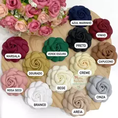 ENCOMENDA Flor Boleada G - unidade (7 a 10 dias úteis para produção) - Mimos Perolados Materiais
