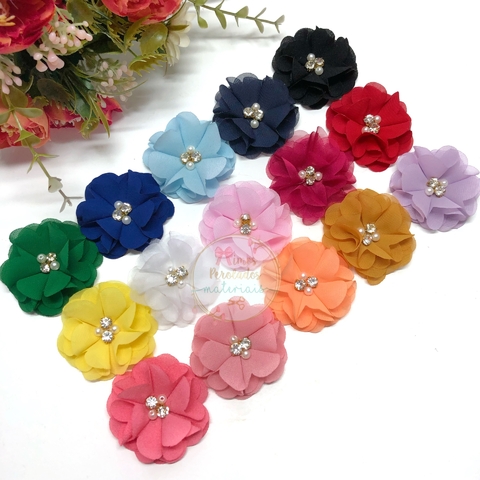 Flor Luxuosa 5cm - unidade