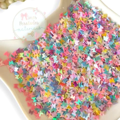 Paetê MINI borboletas candy colors - 10 gramas - comprar online