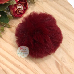 Pompom G de pelúcia 7cm - unidade - Mimos Perolados Materiais