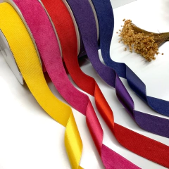 Fita Veludo cotelê c/ cetim 38mm - 1 metro na internet