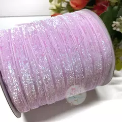 Fita Lurex "esponja" 10mm - por metro - Mimos Perolados Materiais