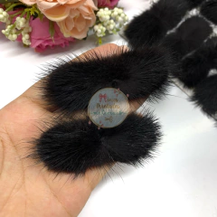 Pompom reto "bigode" - unidade