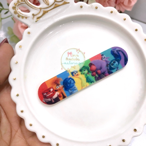 Aplique Hair Clips arco íris Divertidamente - unidade