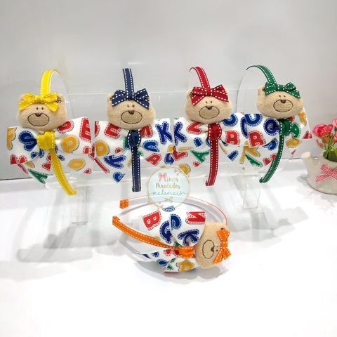Laceira de Sucesso | Tiaras Volta ás Aulas Teddy - monta 5 peças - comprar online