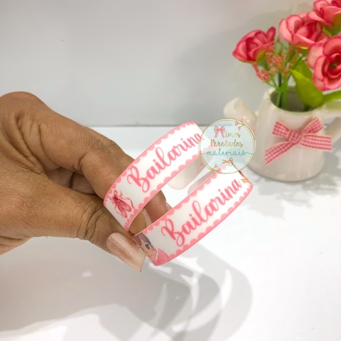 Pulseira de acrílico Bailarina - unidade - comprar online