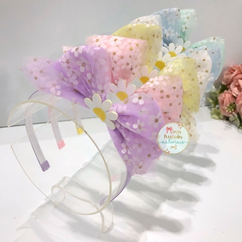 Laceira de Sucesso | Tiaras Margarida Tule | monta 6 peças