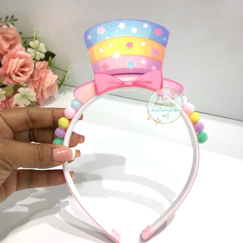 Kit Fácil | Tiara Circo Chapéu de mágico - unidade