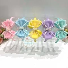 Kit Laceira de Sucesso | Tiaras Perolada Candy - monta 5 peças