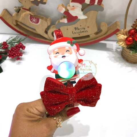 Kit Fácil | Tiara Papai Noel com LED - unidade
