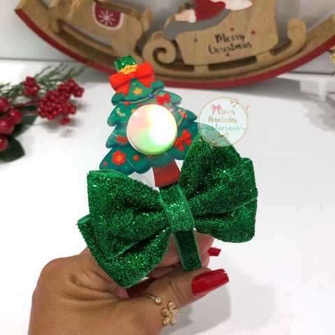Kit Fácil | Tiara Árvore de Natal com LED - unidade