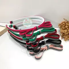 Fita Pied de Poule meia estampa Luxo 10mm - por metro - comprar online