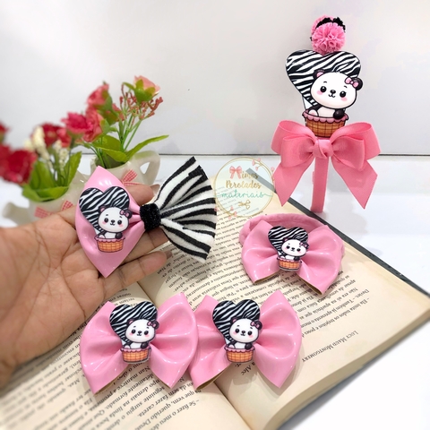 Kit Laceira de Sucesso | Ursinha Balão Zebra - monta 5 peças - comprar online
