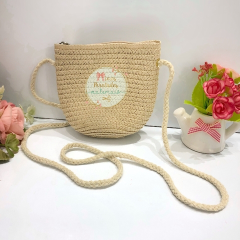 Bolsa de palha infantil - unidade