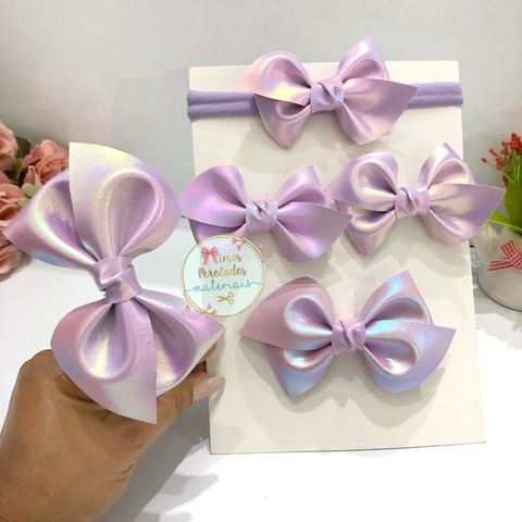 Kit Laceira de Sucesso | Coleção Sonho Candy (Lilás) | monta 5 peças
