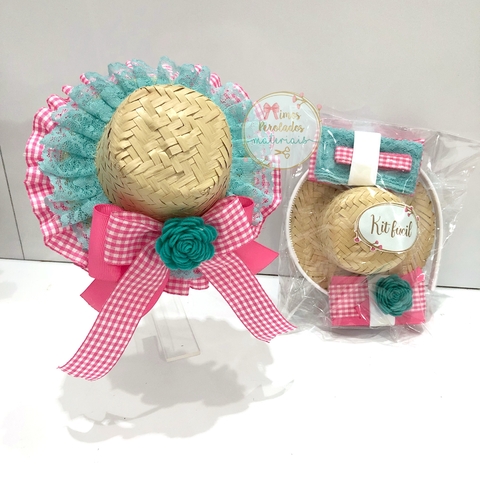 Kit Fácil Tiara Matutinha Luxo Pink/turquesa - unidade