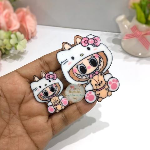 Aplique de acrílico Labubu Hello Kitty - unidade - comprar online