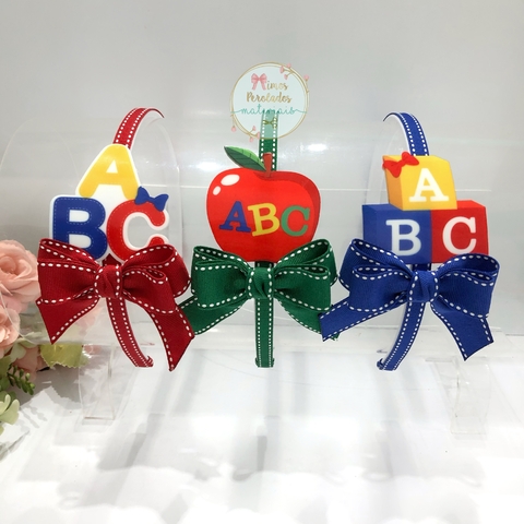 Kit Laceira de Sucesso | Tiaras Escolares ABC | monta 3 peças