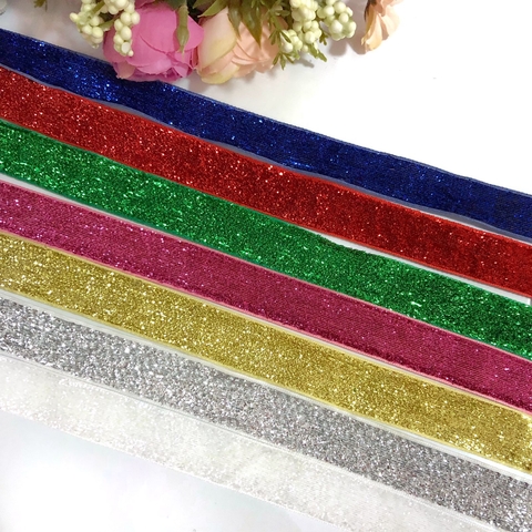 Fita de Lurex "esponja" 20mm - metro