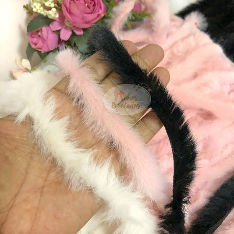 Pompom bigode por metro - 1m