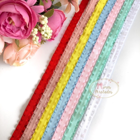 Fita 10mm "franja" (encapar tiara) - o metro