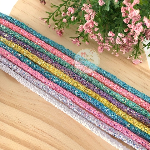 Tubo de strass candy colors - 50cm