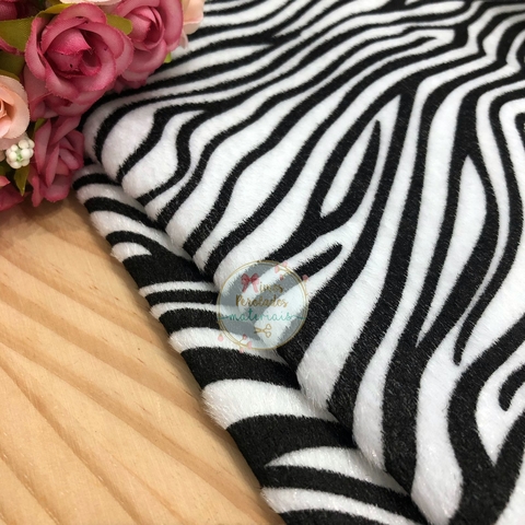 Lonita Zebra pelinho - aprox 20*50cm